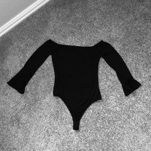 Black Long Sleeve Bodysuit